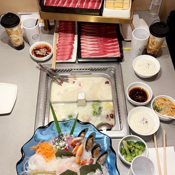 Haidilao Hotpot Flushing - Ready to eat!! - Hot Pot Near Me - Flushing, New York