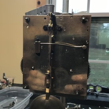 North Georgia Clocksmith - DRGM movement overhauled and cleaned - Clock Repair Near Me - Calhoun, Georgia