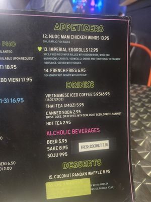 Menu photo 3 Pho You & Mi Las Vegas, NV