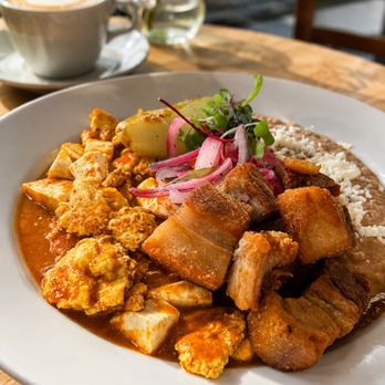 Palapas Brunch & Lounge - Huevos al Albanil - Mexican Near Me - Corona, California Palapas Brunch & Lounge - Huevos al Albanil - Mexican Near Me - Corona, California