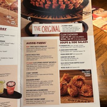 Outback Steakhouse - Menu - Steakhouses Near Me - Westbury, New York Outback Steakhouse - Menu - Steakhouses Near Me - Westbury, New York