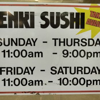 Genki Sushi - 10/6/23 - Sushi Bars Near Me - Kahului, Hawaii
