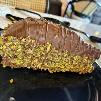 Haraz Coffee House Niles - Chocolate baklava w cream inside. Fabulous - Coffee & Tea Near Me - Niles, Illinois Haraz Coffee House Niles - Chocolate baklava w cream inside. Fabulous - Coffee & Tea Near Me - Niles, Illinois