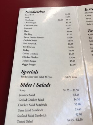 Menu photo 7 The Beef  Barn Bellingham, MA