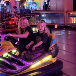 Destination Fun - Bumper cars. Small area but a good time!