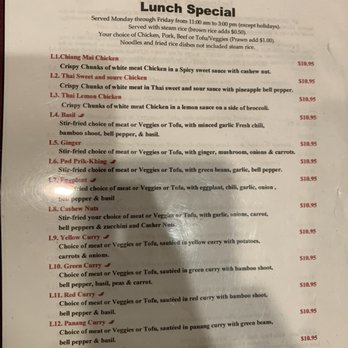 Papaya Thai - Menu - Thai Near Me - Newark, California