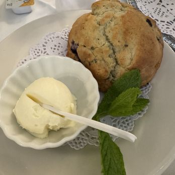 Tea Rose Garden - Blueberry scone - Tea Rooms Near Me - Pasadena, California Tea Rose Garden - Blueberry scone - Tea Rooms Near Me - Pasadena, California