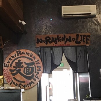 Ramen Seas - "No ramen no life" notice the exit door behind the sign.... LOL - Ramen Near Me - Sunnyvale, California Ramen Seas - "No ramen no life" notice the exit door behind the sign.... LOL - Ramen Near Me - Sunnyvale, California