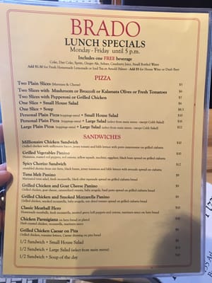 Menu photo 7 Brado NYC Thin Crust Pizza Brooklyn, NY