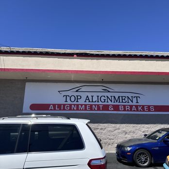 Top Alignment - sign you'll see coming down Central Ave - Auto Repair Near Me - Ontario, California