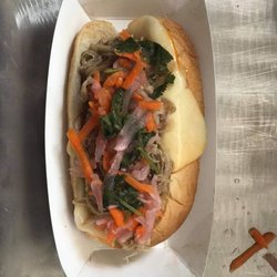 Cheesus - This is our Gluttony toppings on a all beef Frank. Just say "make it a dog"