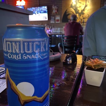 The Bar - Arcadia - a can of beer on the bar - Dive Bars Near Me - Phoenix, Arizona