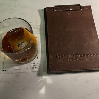 Stable Reserve Distillery - Old Fashion - Cocktail Bars Near Me - Franklin, Tennessee