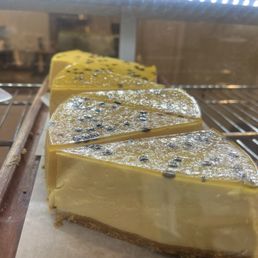 Passion Fruit Cheesecake.