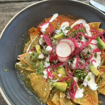 Lido - chilaquiles con arrachero - Seafood Near Me - Playa del Carmen, ROO