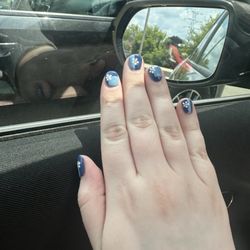 Nails done today by Mason!