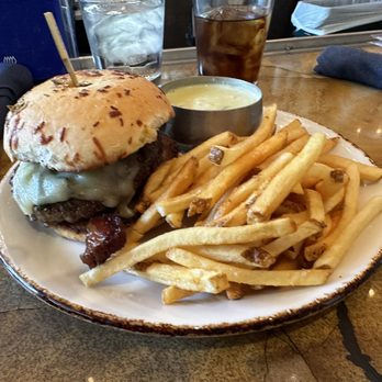Corner Restaurant - Green Chile Wagyu Burger ... amazing! - Bars Near Me - Austin, Texas Corner Restaurant - Green Chile Wagyu Burger ... amazing! - Bars Near Me - Austin, Texas