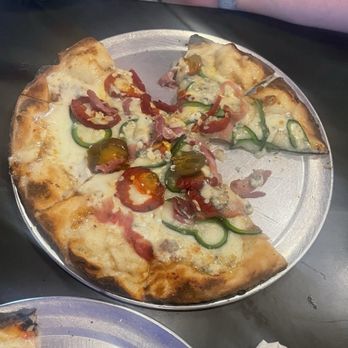 Trippin Billies - What's left of a spicy honey pizza - Pizza Near Me - Blackstone, Virginia Trippin Billies - What's left of a spicy honey pizza - Pizza Near Me - Blackstone, Virginia