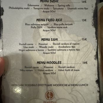 Sushi e Noodles - Menu - Japanese Near Me - Rome, RM Sushi e Noodles - Menu - Japanese Near Me - Rome, RM