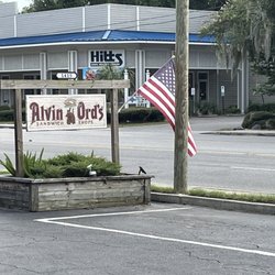 Alvin Ord's Sandwich Shop No 2 - Signage-stop here!