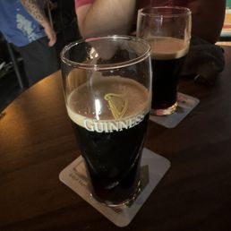 A delightful pint of Guinness. A delightful pint of Guinness.