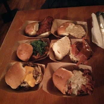 Green Dot Stables - Philly, tempeh, fried chicken, Corned beef, BBQ bacon, salmon - Bars Near Me - Detroit, Michigan Green Dot Stables - Philly, tempeh, fried chicken, Corned beef, BBQ bacon, salmon - Bars Near Me - Detroit, Michigan