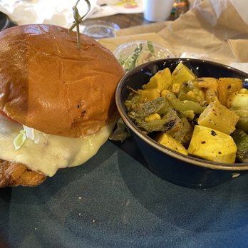 Clucker's Charcoal Chicken - Cajun chicken sandwich with grilled veggies - Chicken Wings Near Me - Highwood, Illinois Clucker's Charcoal Chicken - Cajun chicken sandwich with grilled veggies - Chicken Wings Near Me - Highwood, Illinois
