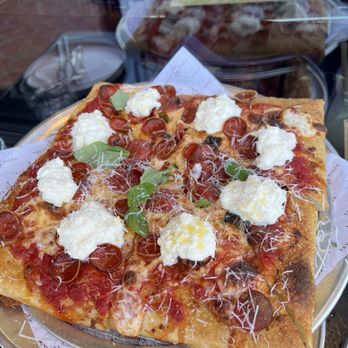 Truly Pizza - Crispy Pepperoni and added burrata - Pizza Near Me - Dana Point, California Truly Pizza - Crispy Pepperoni and added burrata - Pizza Near Me - Dana Point, California