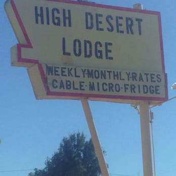 High Desert Lodge - This 7 room motel is set back from the street. - Hotels Near Me - Boron, California
