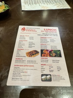 Menu photo 1 Sushi Rock Grill and Bar Altamonte Springs, FL