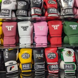 Fight 2 Finish gloves, as well as Pro Boxing Supplies gloves above