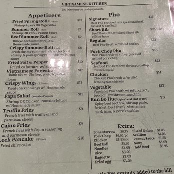 Chef Papa Vietnamese Kitchen - Menu - Vietnamese Near Me - Flushing, New York