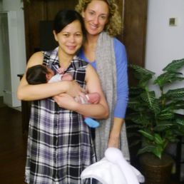 My amazing doula Briana. Postpartum visit My amazing doula Briana. Postpartum visit