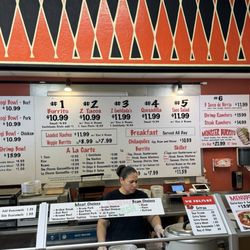 Habanero Fresh Mexican Grill - Menu as of May 2024