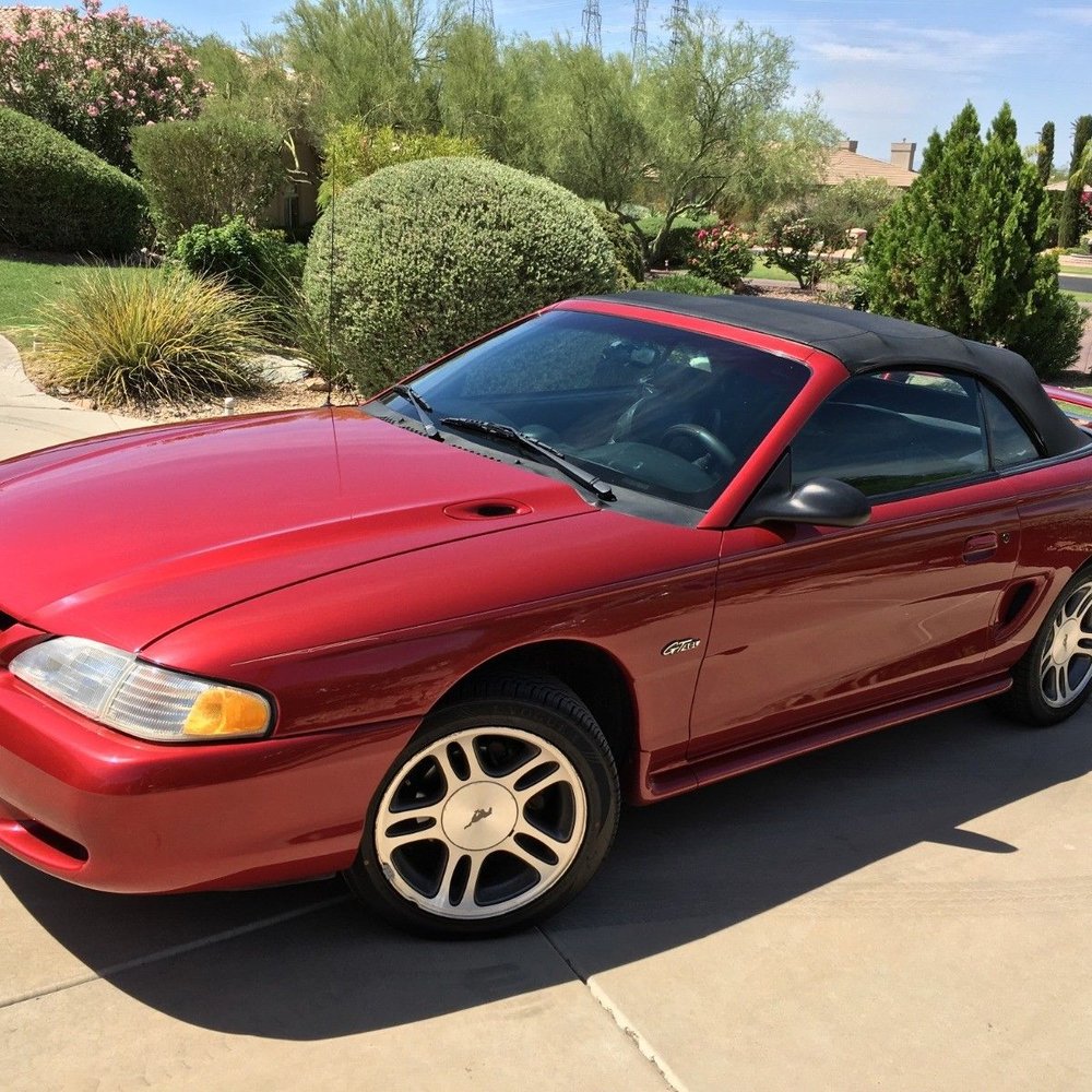 My 98 mustang gt convertible.