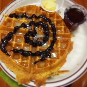 Waffle Barn - Sissy had a cinnamon waffle - Breakfast & Brunch Near Me - Roseville, California Waffle Barn - Sissy had a cinnamon waffle - Breakfast & Brunch Near Me - Roseville, California