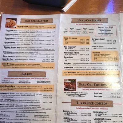 Menu photo 2 Texas Roadhouse Estero, FL