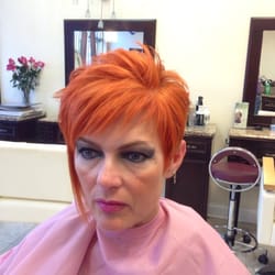 Trendy Hair Lounge - Avant-garde cut and color!