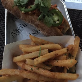 Element Gastropub - bahn chi with fries! - Vegetarian Near Me - Raleigh, North Carolina