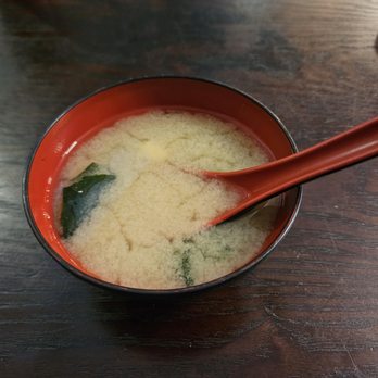 Sushiholic - Miso soup that comes with bento box. - Japanese Near Me - Novato, California Sushiholic - Miso soup that comes with bento box. - Japanese Near Me - Novato, California
