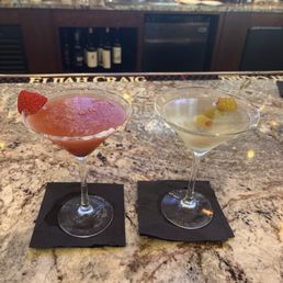 Strawberry lemon drop and dirty martini Strawberry lemon drop and dirty martini