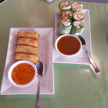 Bangkok City Restaurant - Crispy Spring Rolls $6 and Thai Salad Rolls with Shrimp $7 - Thai Near Me - Dallas, Texas Bangkok City Restaurant - Crispy Spring Rolls $6 and Thai Salad Rolls with Shrimp $7 - Thai Near Me - Dallas, Texas