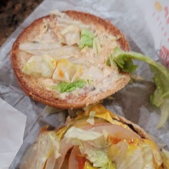 Burger King - Mayo or Special sauce  I didn't order . So much for the old slogan " Get Ir Your Way " - Burgers Near Me - Mint Hill, North Carolina