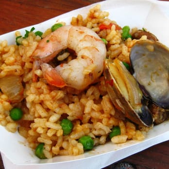 Venga Paella Catering - Seafood paella with prawn, clam, chorizo - but where was the calamari? (10.15.10) - Caterers Near Me Venga Paella Catering - Seafood paella with prawn, clam, chorizo - but where was the calamari? (10.15.10) - Caterers Near Me