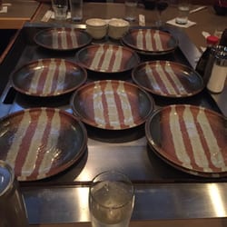 Tokyo Japanese Restaurant - The grilling surface warming the plates