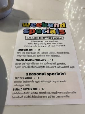 Menu photo 7 Cafe Madison Albany, NY Menu photo 7 Cafe Madison Albany, NY