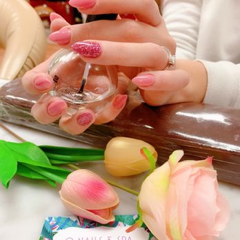 Q Nails & Spa - Powder with tips - Nail Salons Near Me - Waterford, Connecticut Q Nails & Spa - Powder with tips - Nail Salons Near Me - Waterford, Connecticut