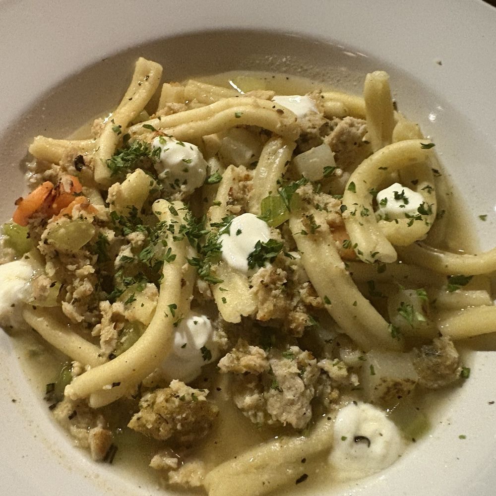 Little D’s - Chicken sausage pasta - New American Near Me - Asheville, North Carolina Little D’s - Chicken sausage pasta - New American Near Me - Asheville, North Carolina