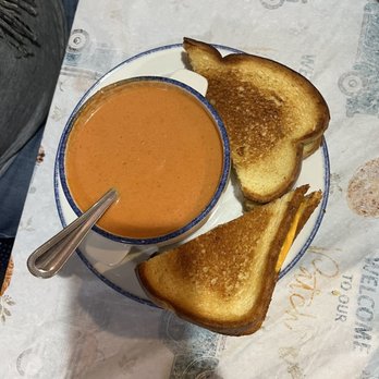 The Whistle Stop - Tomato soup with grilled cheese - American Near Me - Glendale, Kentucky The Whistle Stop - Tomato soup with grilled cheese - American Near Me - Glendale, Kentucky