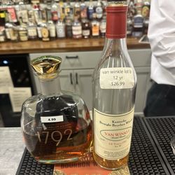 Liquor Barn - Samples of 1792 12 year and Van Winkle 12 year